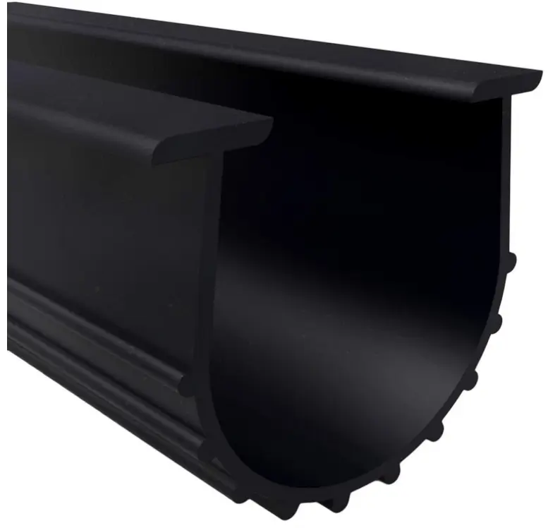 DGSL 20FT Garage Door Bottom Seal, Silicone Weather Stripping, 5/16" T-End